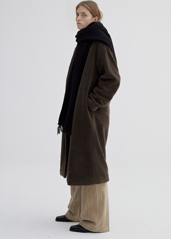 TAILORED WOOL COAT - Vera Lumina