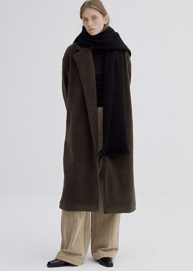 TAILORED WOOL COAT - Vera Lumina