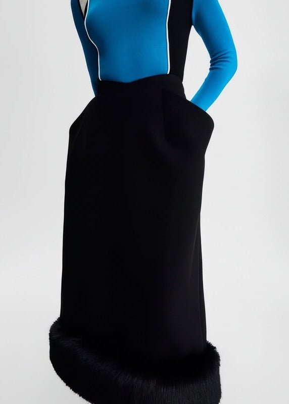 THREE - DIMENSIONAL SILHOUETTE PANELLED SKIRT - Vera Lumina