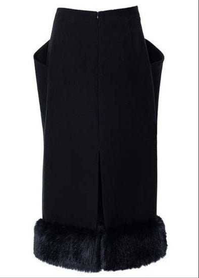 THREE - DIMENSIONAL SILHOUETTE PANELLED SKIRT - Vera Lumina