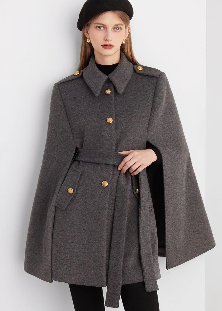 Trad Cape Flare Coat - Vera Lumina