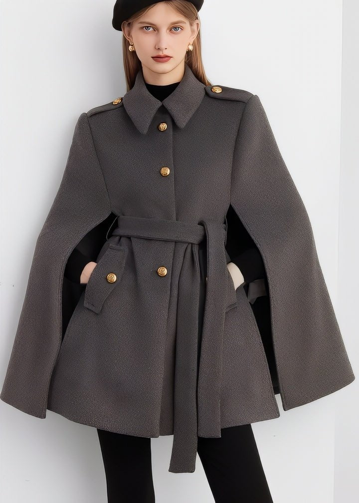 Trad Cape Flare Coat - Vera Lumina