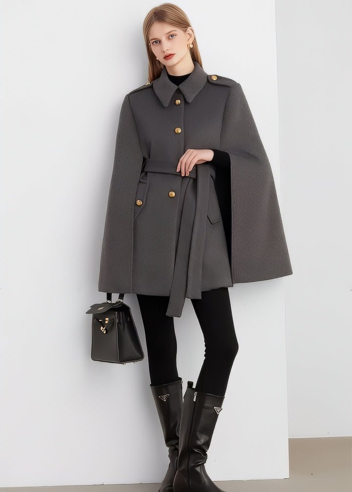 Trad Cape Flare Coat - Vera Lumina