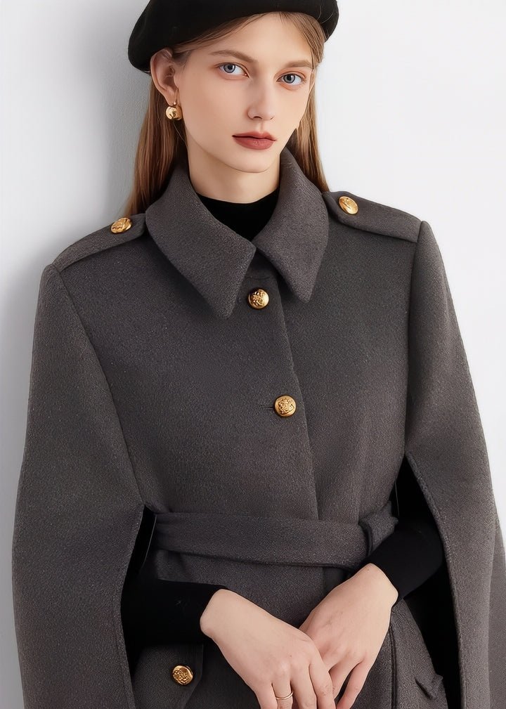 Trad Cape Flare Coat - Vera Lumina