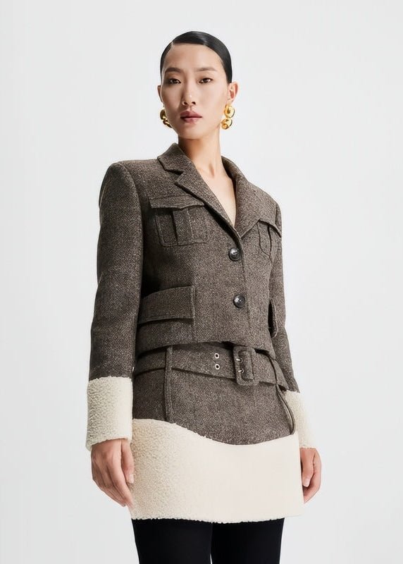 tweed high - end skirt - Vera Lumina