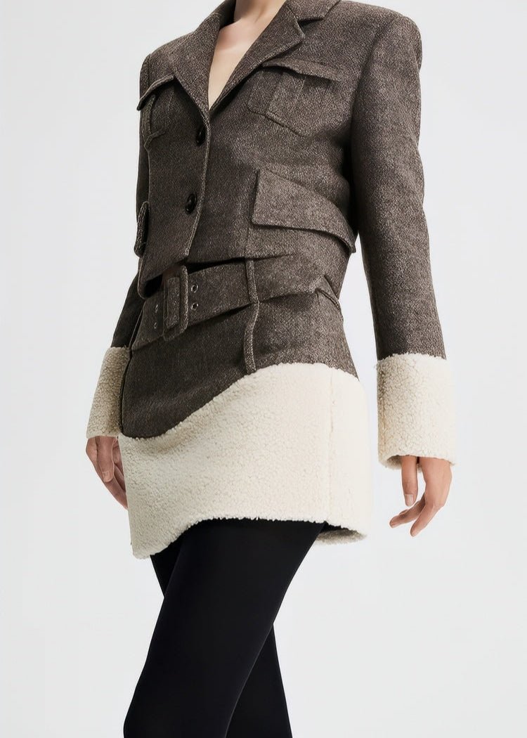 tweed high - end skirt - Vera Lumina