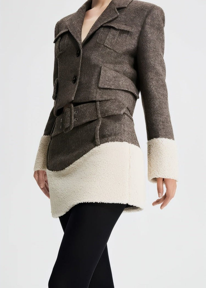 tweed high - end skirt - Vera Lumina
