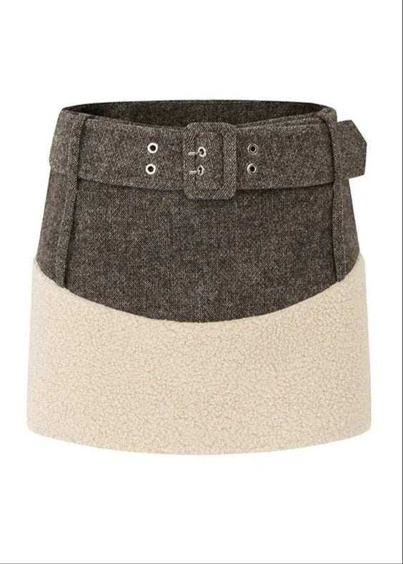 tweed high - end skirt - Vera Lumina