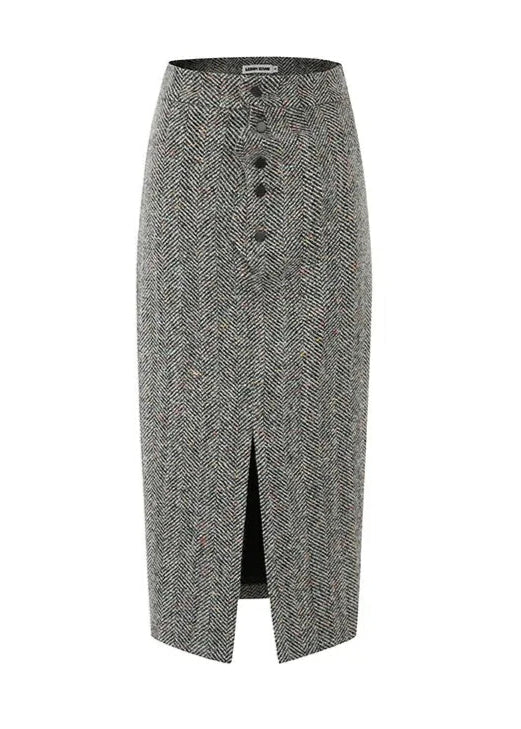 tweed wool skirt - Vera Lumina