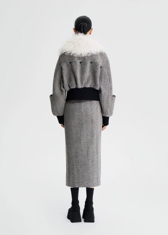 tweed wool skirt - Vera Lumina