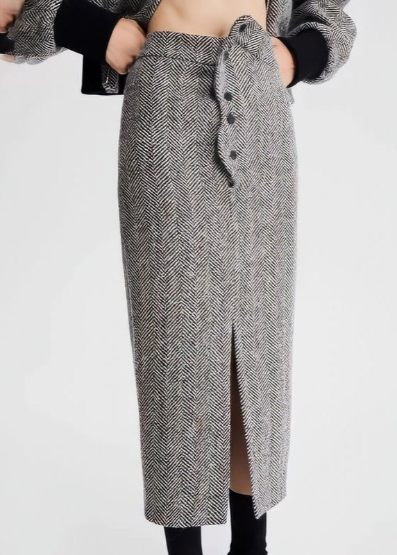 tweed wool skirt - Vera Lumina