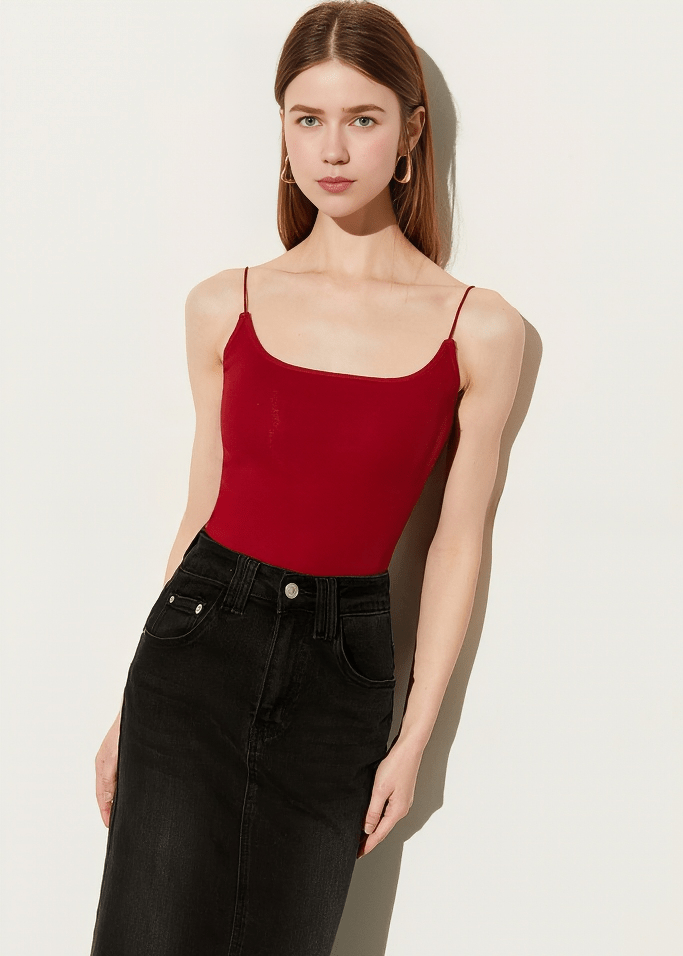 TWISTED BACK CUTOUT CAMISOLE - Vera Lumina