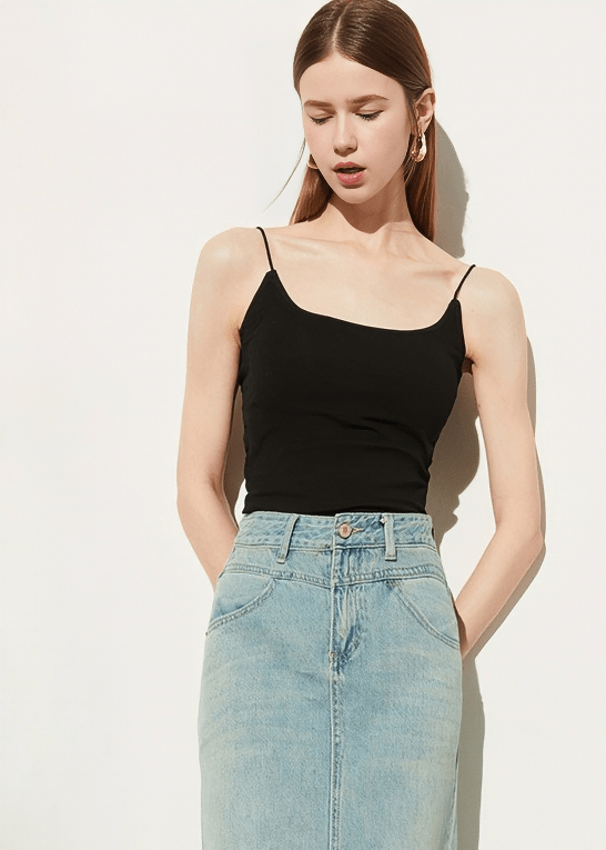 TWISTED BACK CUTOUT CAMISOLE - Vera Lumina