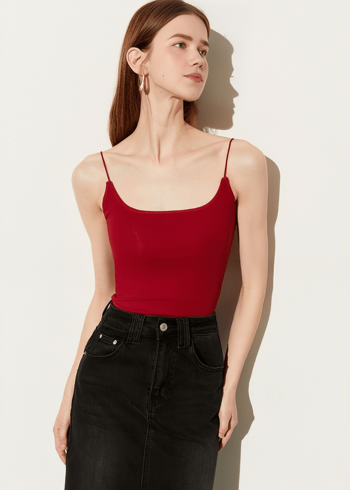 TWISTED BACK CUTOUT CAMISOLE - Vera Lumina