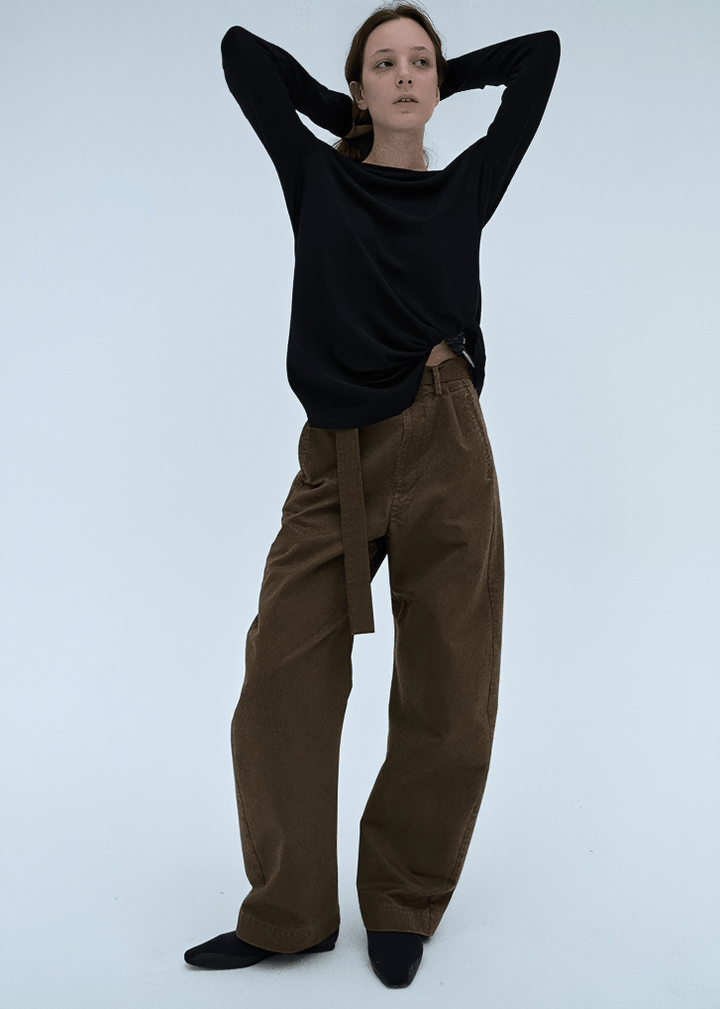 TWISTED DRAPE TOP - Vera Lumina