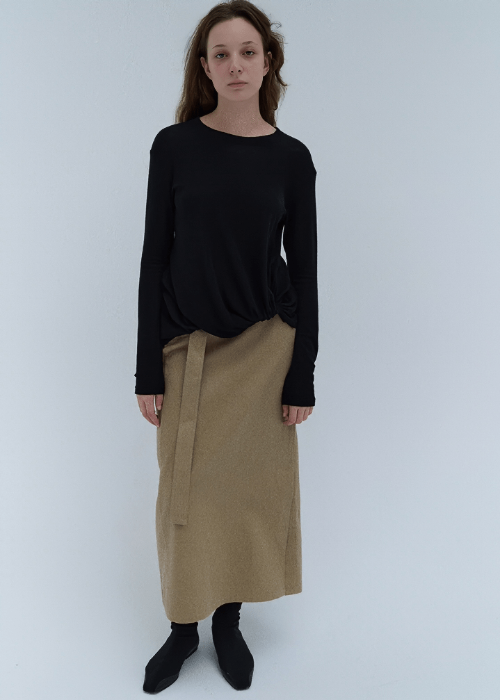 TWISTED DRAPE TOP - Vera Lumina