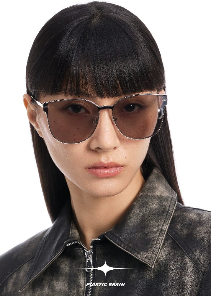 Ultra - light metal sunglasses - Vera Lumina