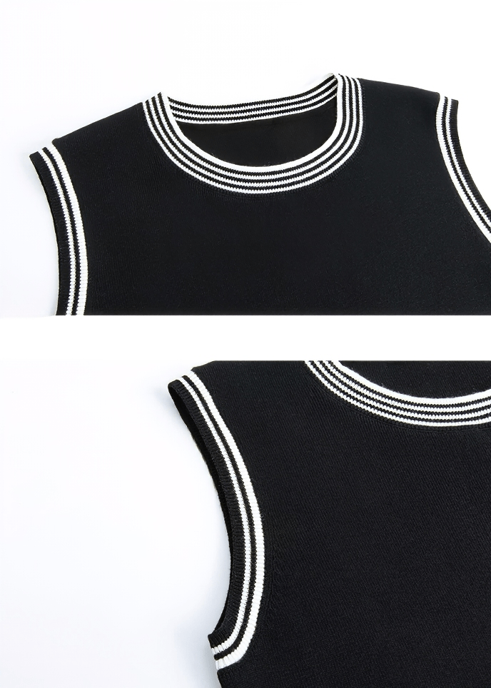 VARSITY TRIM DRESS - Vera Lumina