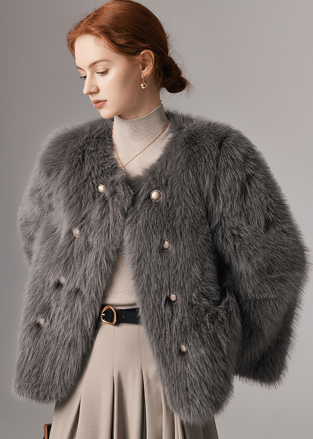 VELOUR FUR JACKET - Vera Lumina