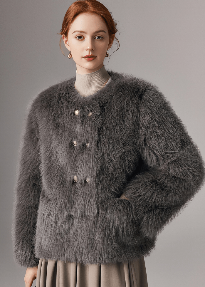 VELOUR FUR JACKET - Vera Lumina