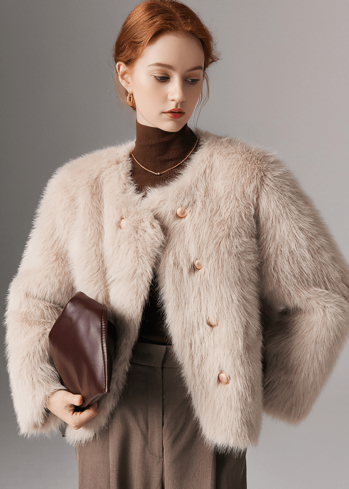 VELOUR FUR JACKET - Vera Lumina