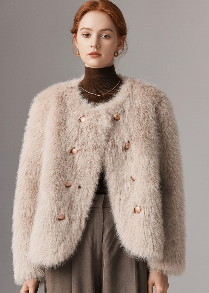 VELOUR FUR JACKET - Vera Lumina