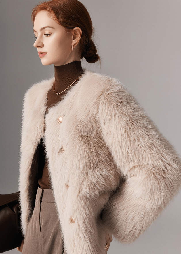 VELOUR FUR JACKET - Vera Lumina