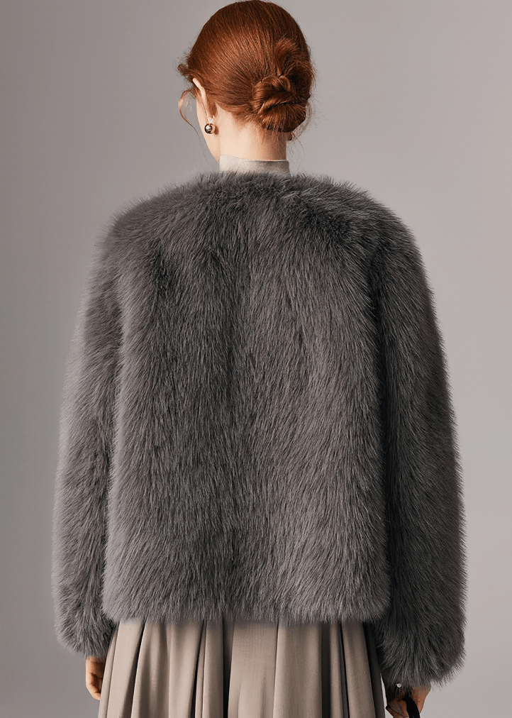 VELOUR FUR JACKET - Vera Lumina