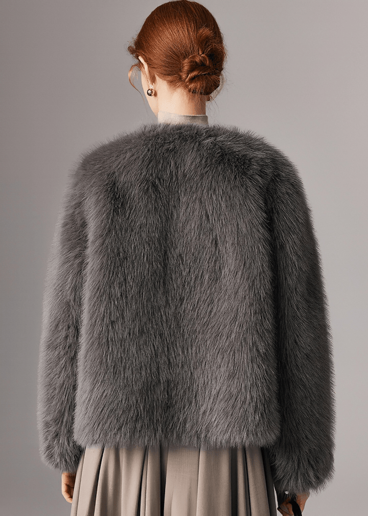 VELOUR FUR JACKET - Vera Lumina