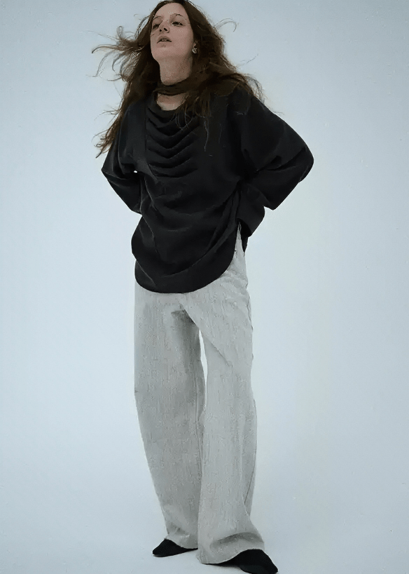 VERTEBRAE PLEAT SHIRT - Vera Lumina