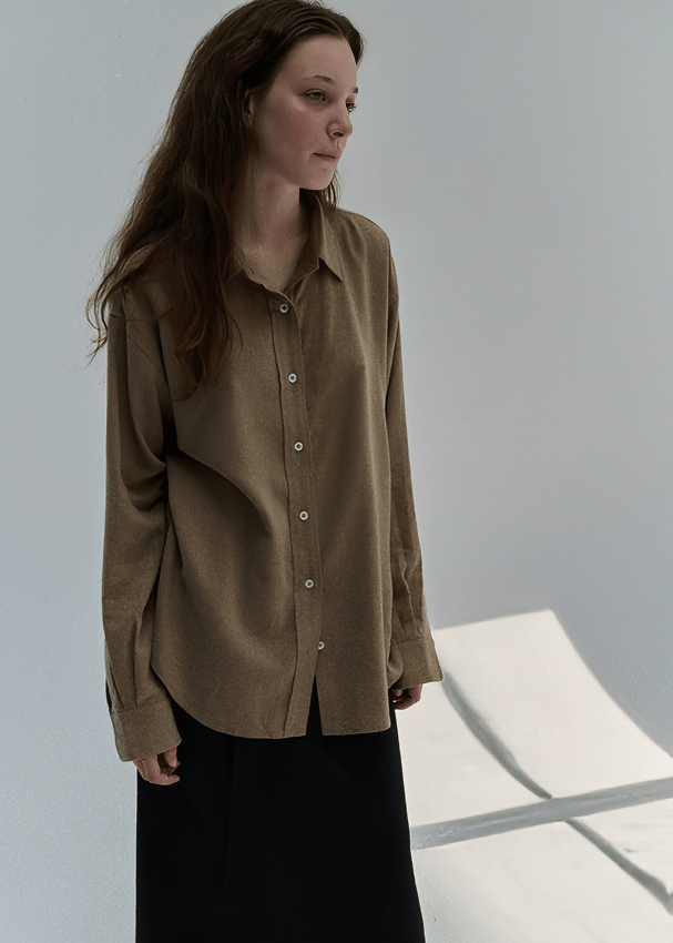 VERTEBRAE PLEAT SHIRT - Vera Lumina