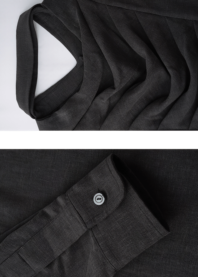 VERTEBRAE PLEAT SHIRT - Vera Lumina