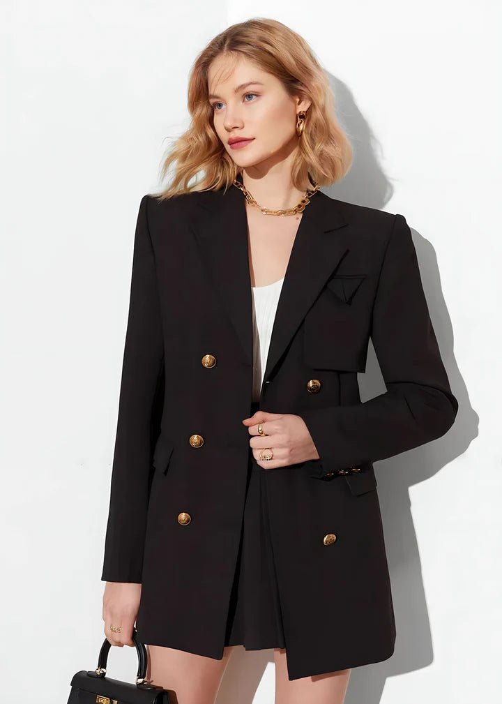 Waist Chain Tailored Jacket - Vera Lumina