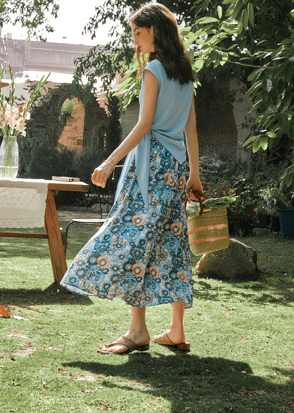 WANDERLUST BOTANICAL TOP&SKIRT - Vera Lumina
