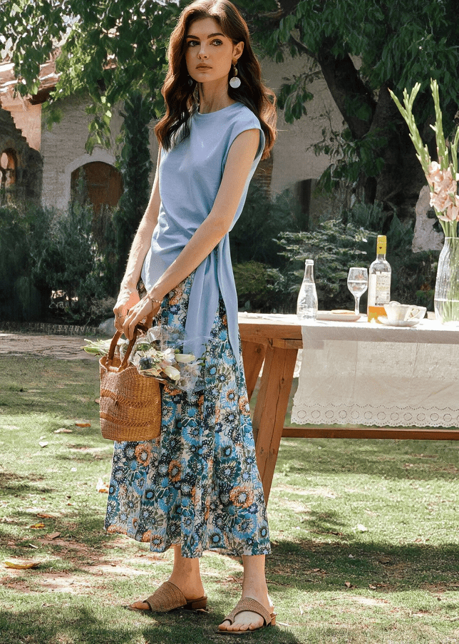 WANDERLUST BOTANICAL TOP&SKIRT - Vera Lumina