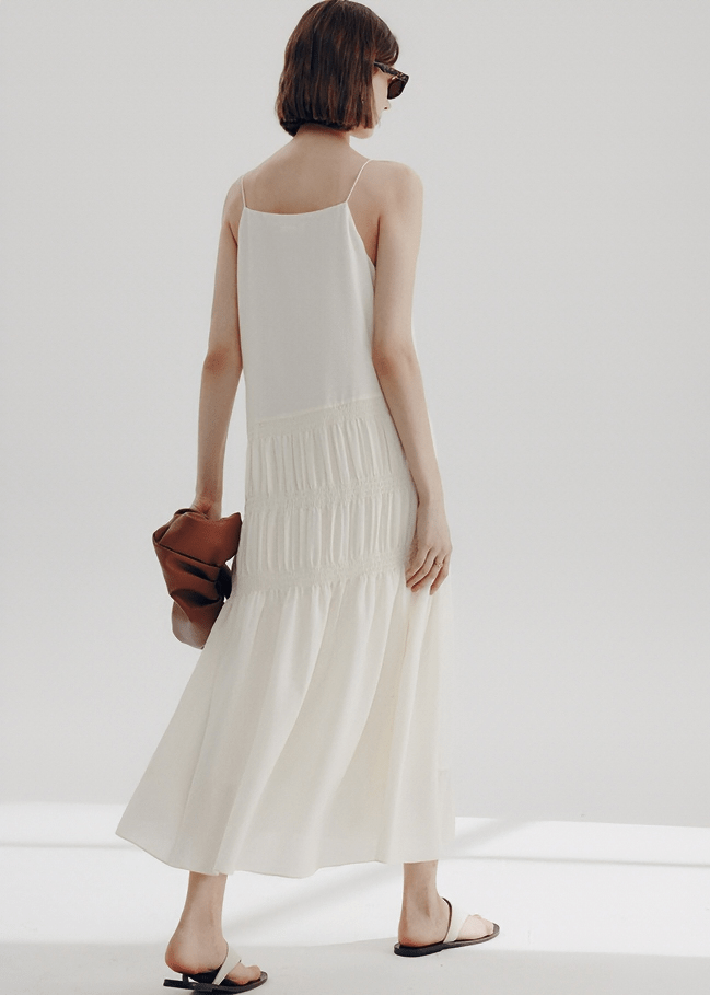 WANDERLUST FRINGE SLIP DRESS - Vera Lumina