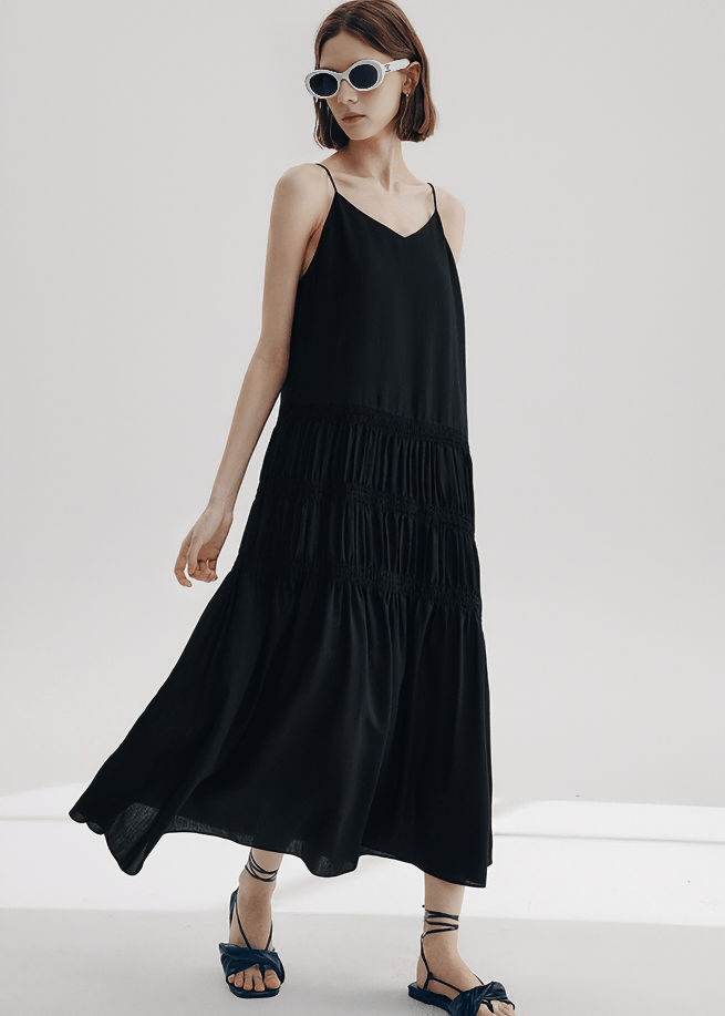 WANDERLUST FRINGE SLIP DRESS - Vera Lumina
