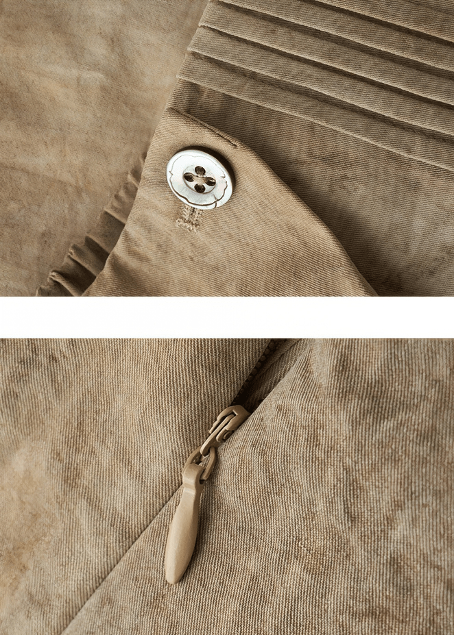 WASHED CULOTTE TROUSERS - Vera Lumina