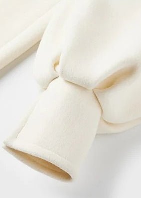 wool balloon sleeve long coat - Vera Lumina